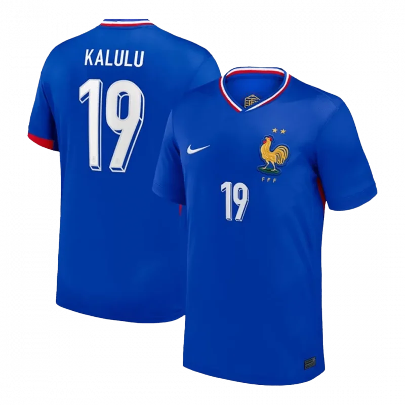 KALULU #19 France Home Soccer Jersey