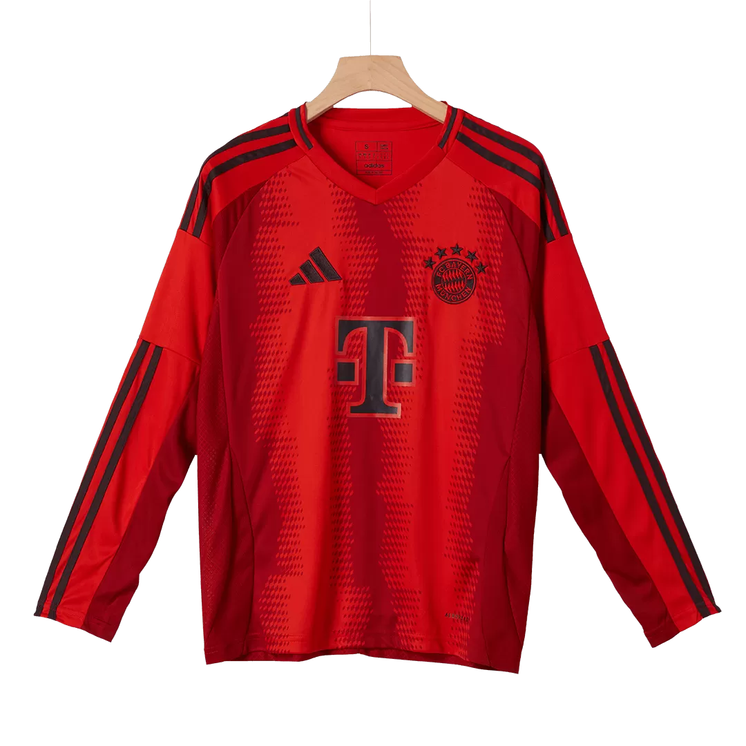 Bayern Munich Home Long Sleeve Soccer Jersey - Image 5