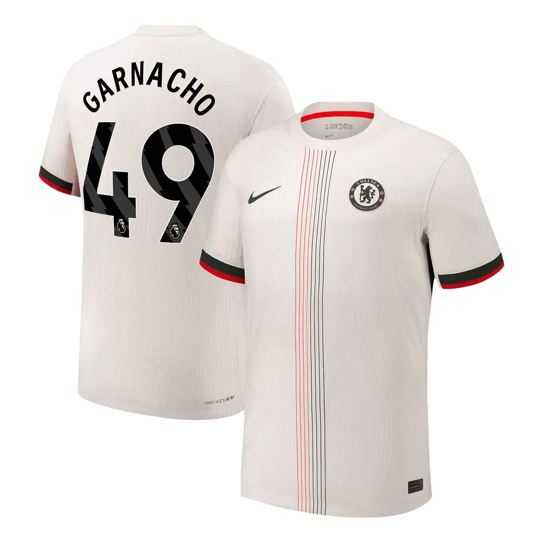 GARNACHO #49 Chelsea Away Authentic Soccer Jersey 2025/26