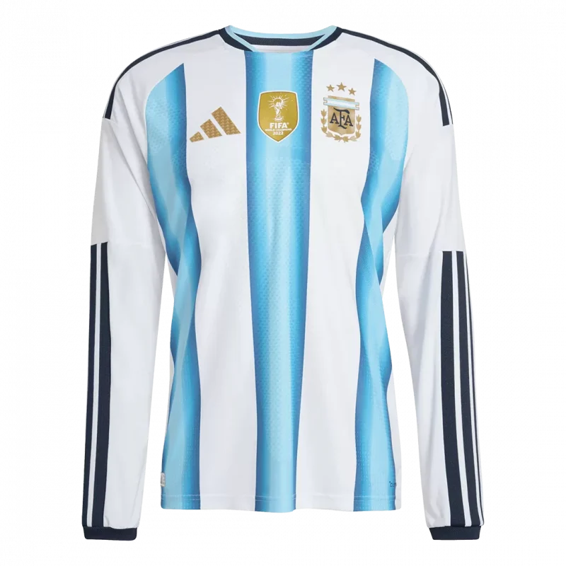Argentina Home Long Sleeve Player Version Jersey World Cup 2026