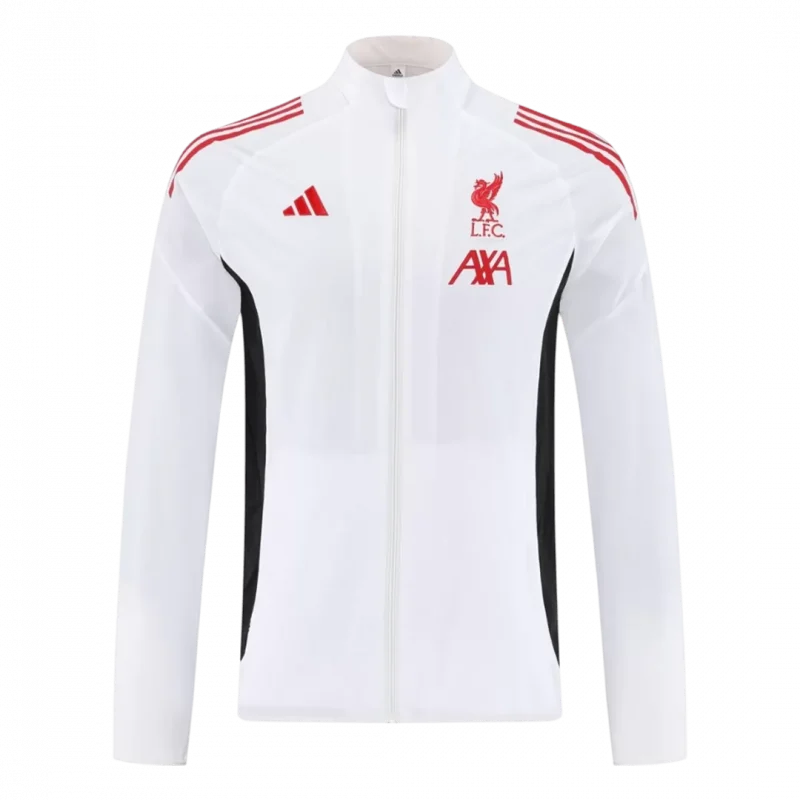 Liverpool Windbreaker Jacket 2025/26 - White