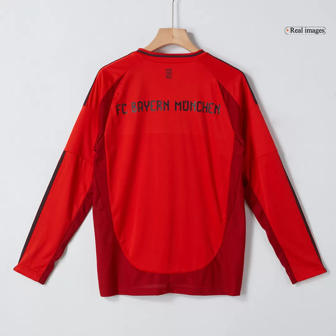 Bayern Munich Home Long Sleeve Soccer Jersey - Image 6