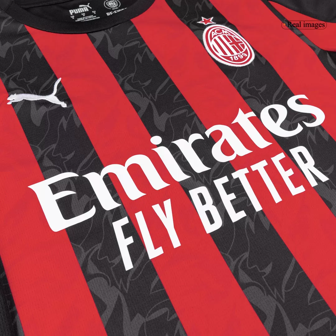 RAFA LEÃO #10 AC Milan Home Soccer Jersey 2025/26 - Image 7