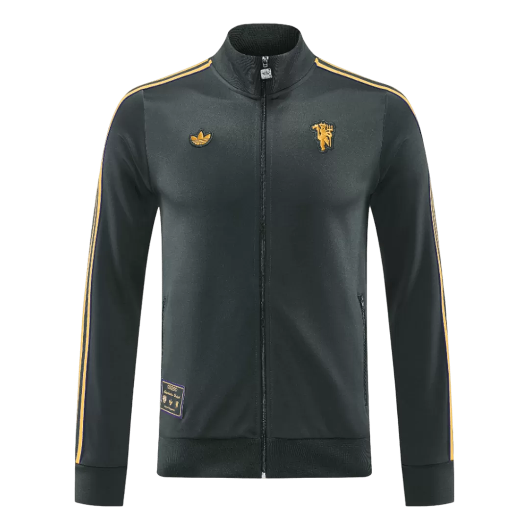 Manchester United Jacket Tracksuit 2025/26 Black - Image 14