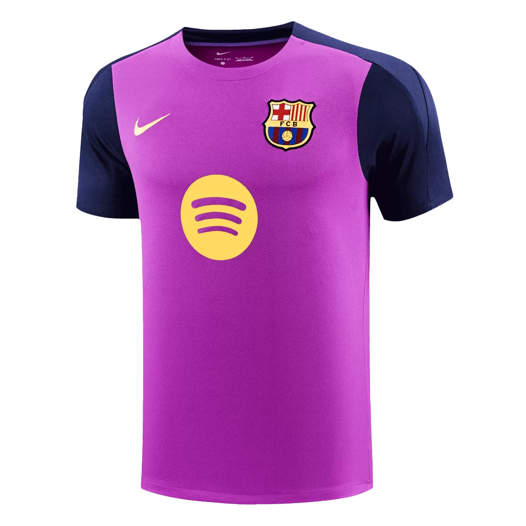 Barcelona Pre-Match Soccer Jersey 2025/26 Purple - Image 2