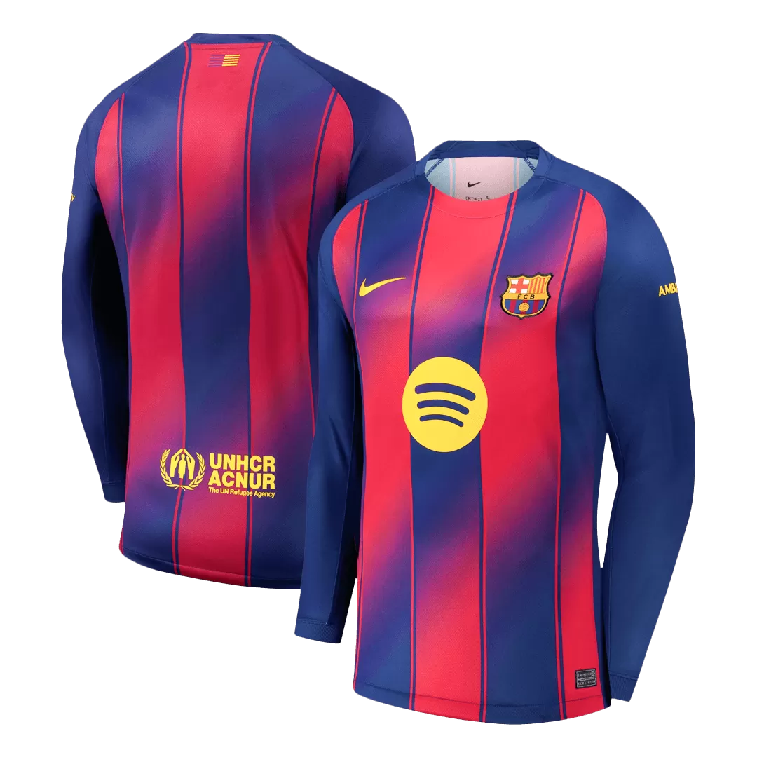 Barcelona Home Long Sleeve Jersey 2025/26 - Image 3