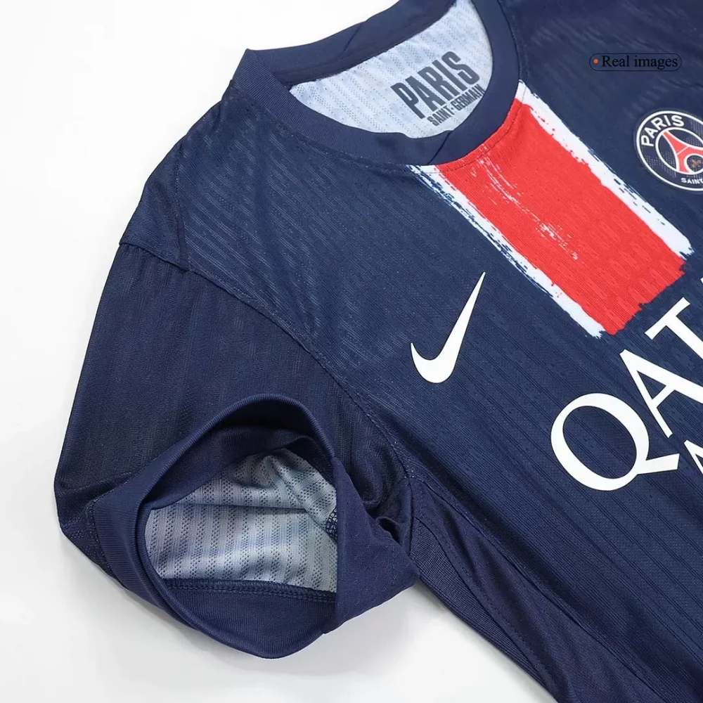 KVARATSKHELIA #7 PSG Home Authentic Soccer Jersey - Image 11