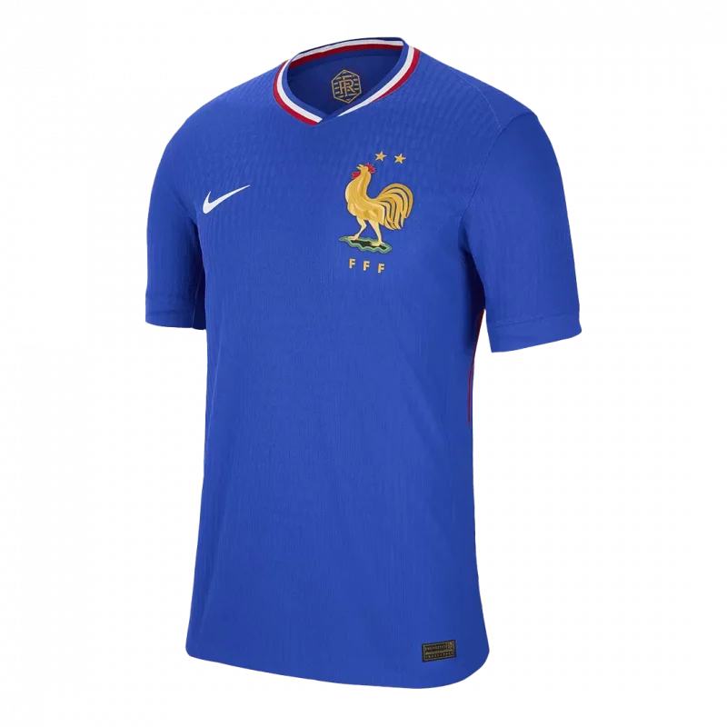 France Home Authentic Soccer Jersey EURO