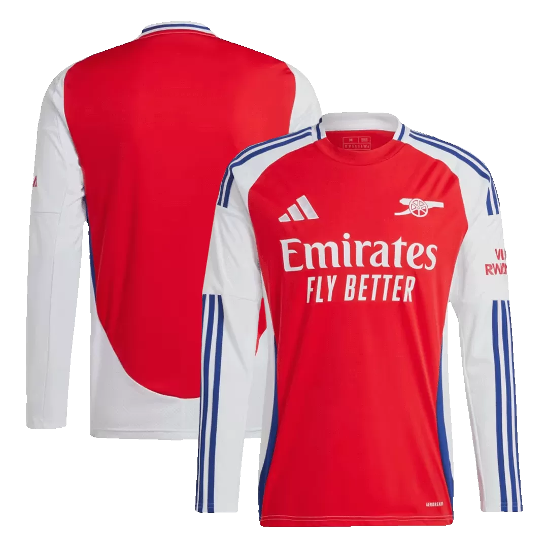 Arsenal Home Long Sleeve Jersey - Image 6