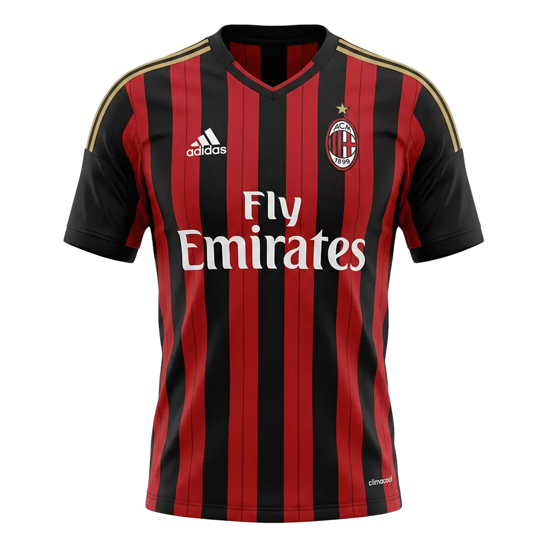 Retro Soccer Jersey AC Milan Home 2013/14