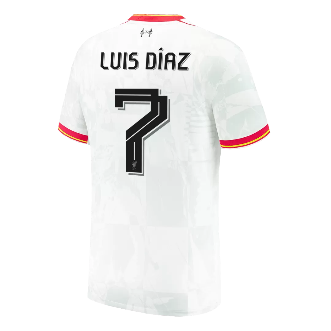 LUIS DÍAZ #7 Liverpool Third Away Soccer Jersey - Image 3