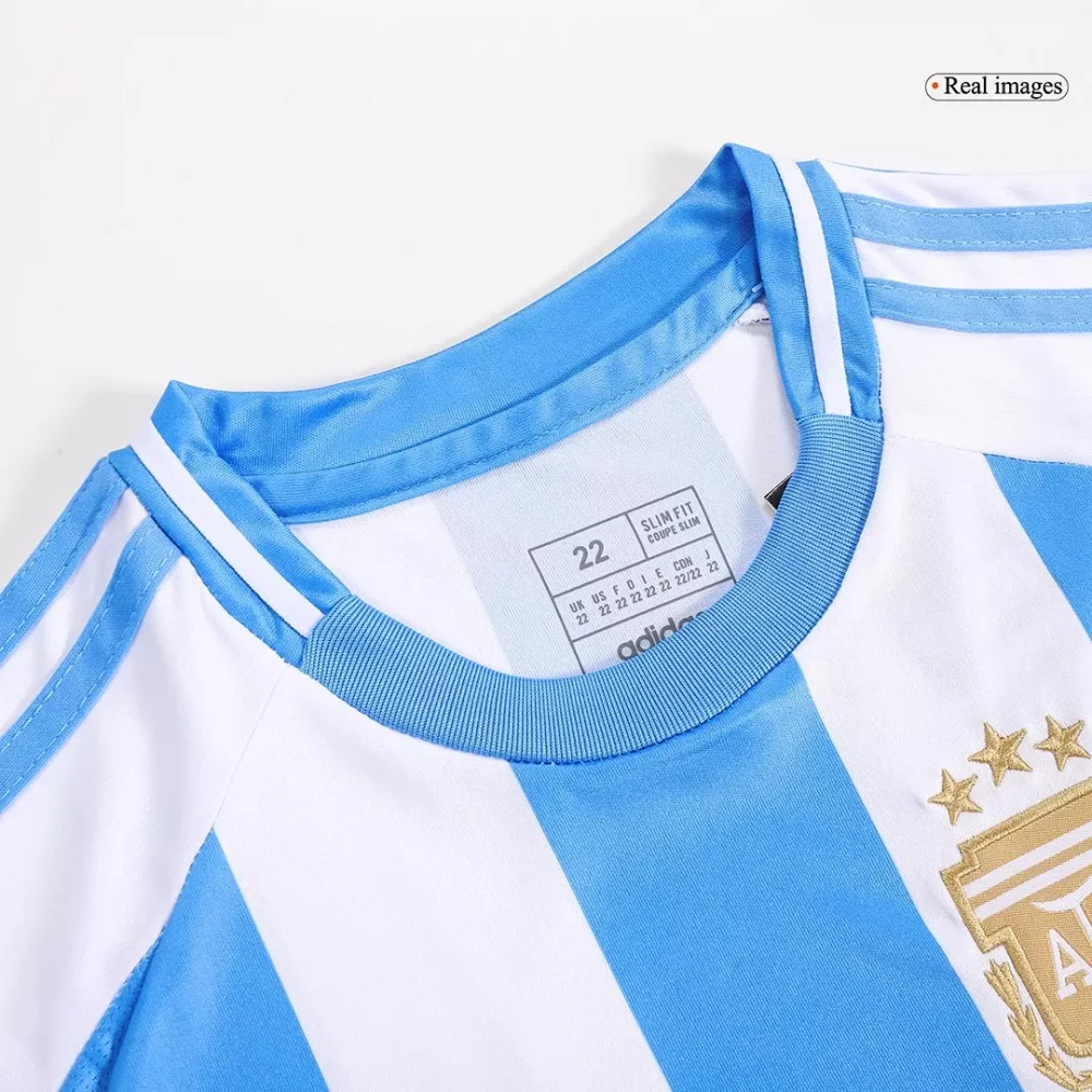 Argentina Home Kids Soccer Jerseys Kit Copa America - Image 8