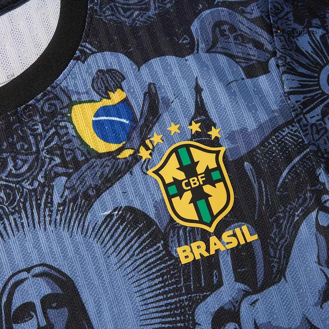 Brazil Jesus Special Authentic Soccer Jersey - Image 7