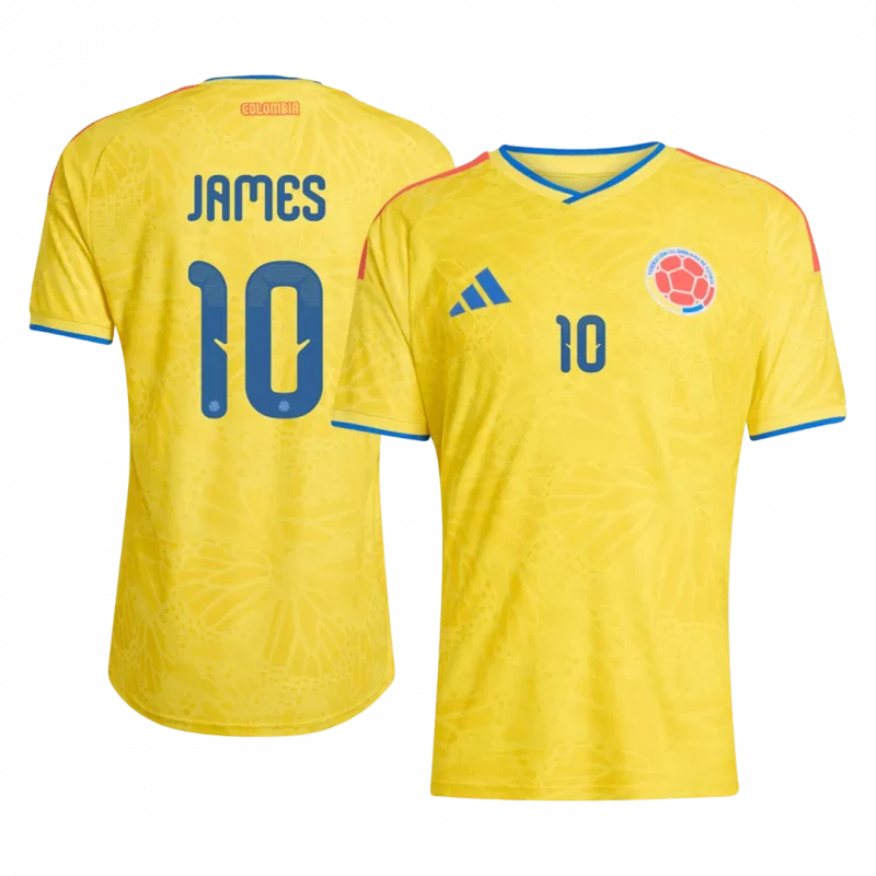 JAMES #10 Colombia Home Player Version Jersey World Cup 2026