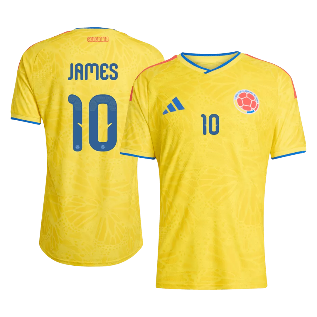 JAMES #10 Colombia Home Player Version Jersey World Cup 2026