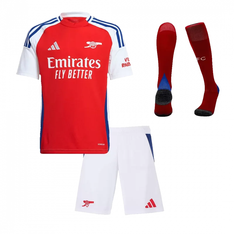 Arsenal Home Kids Soccer Jerseys Full Kit