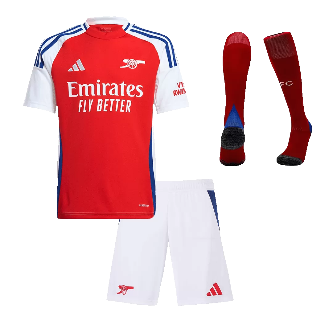 Arsenal Home Kids Soccer Jerseys Full Kit