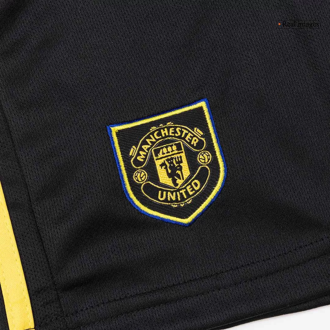 Manchester United Third Away Kids Soccer Jerseys Kit 2025/26 - Image 12