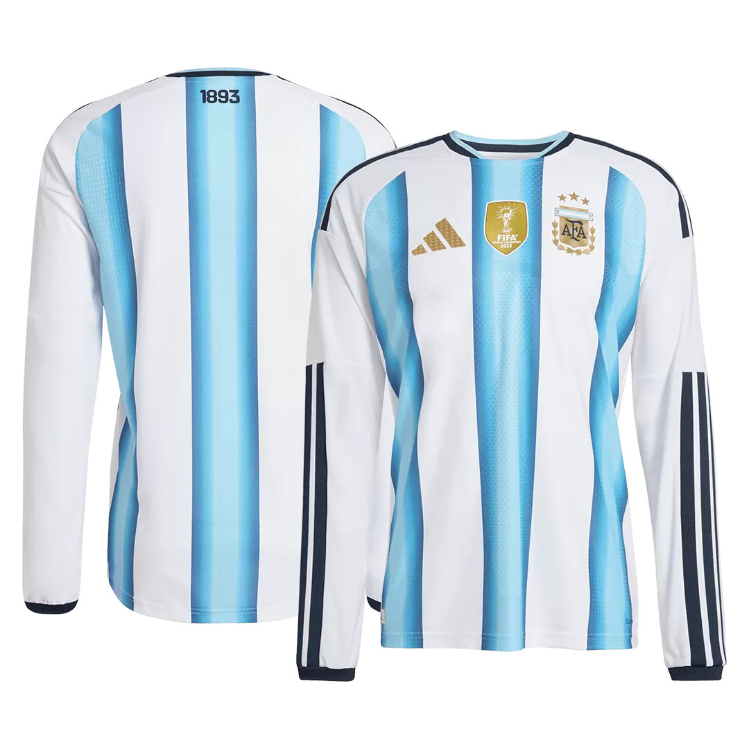 Argentina Home Long Sleeve Player Version Jersey World Cup 2026 - Image 3