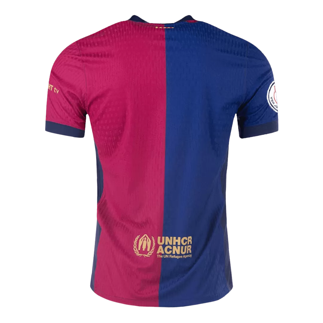 Barcelona Home Authentic Soccer Jersey - Copa del Rey Final - Image 2