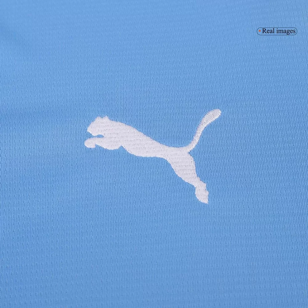 Manchester City Home Long Sleeve Soccer Jersey - Image 9