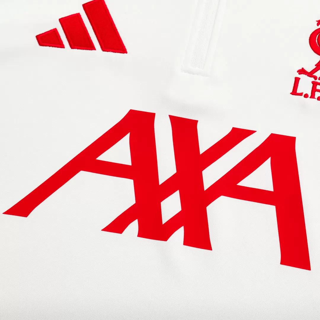 Liverpool 1/4 Zip Tracksuit 2025/26 White - Image 10