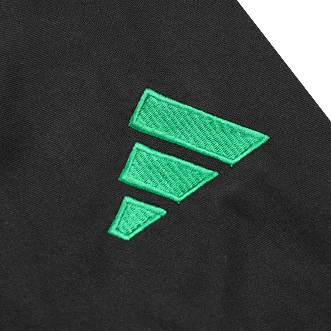 Arsenal 1/4 Zip Tracksuit Kids Black - Image 20