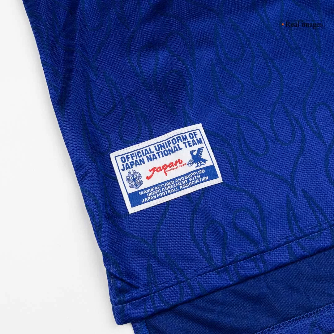 Retro Soccer Jersey Japan Home Long Sleeve 1998 - Image 8