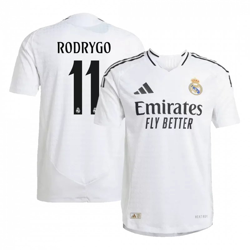 RODRYGO #11 Real Madrid Home Authentic Soccer Jersey