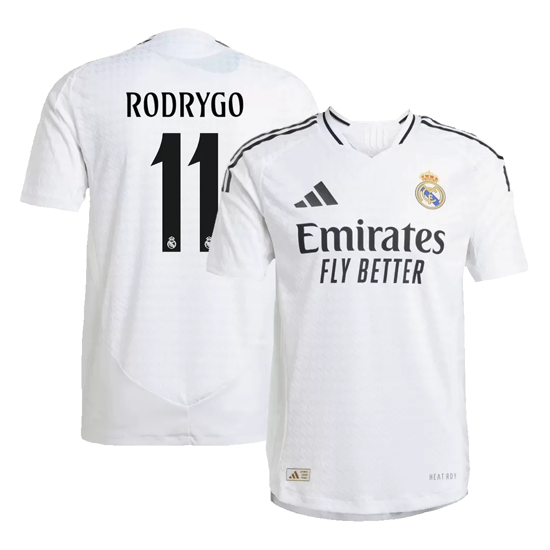 RODRYGO #11 Real Madrid Home Authentic Soccer Jersey