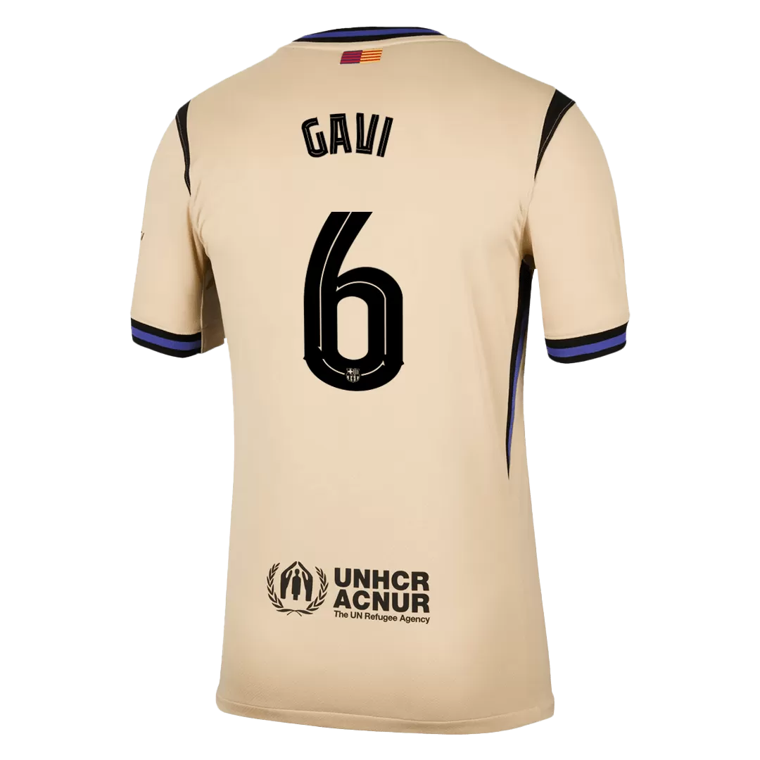 GAVI #6 Barcelona Away Soccer Jersey 2025/26 -UCL - Image 3