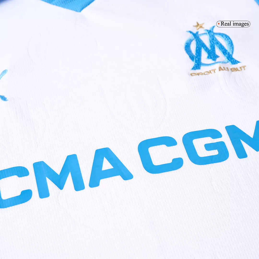Marseille Home Kids Soccer Jerseys Kit 2025/26 - Image 11