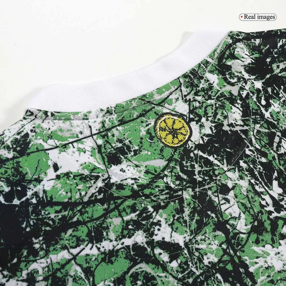 Manchester United X Stone Roses Pre-Match Soccer Jersey 2023/24 Green - Image 11