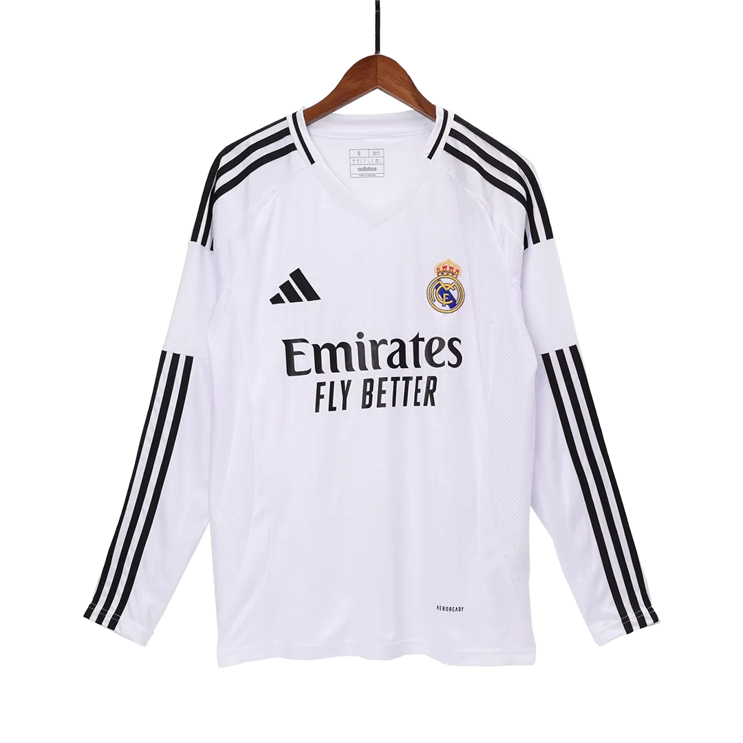 Real Madrid Home Long Sleeve Jersey - Image 4