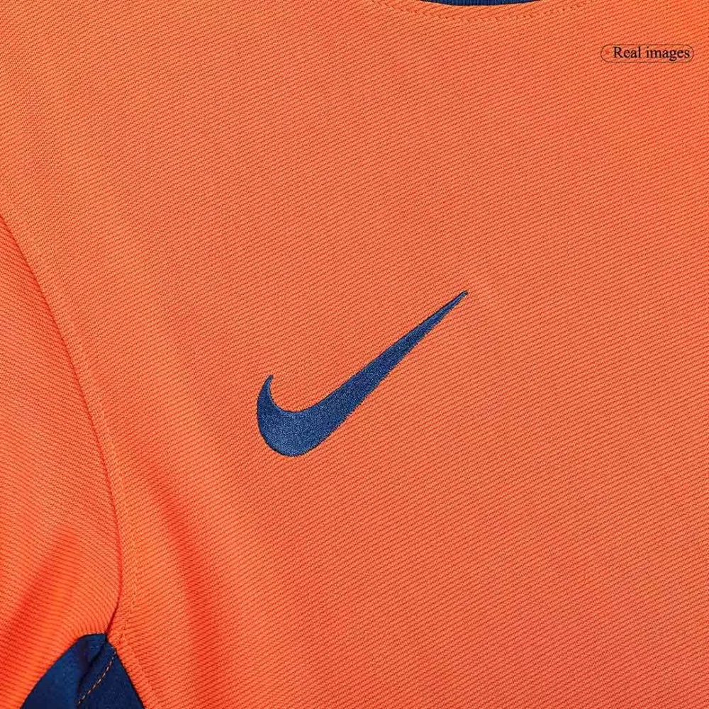 VIRGIL #4 Netherlands Home Soccer Jersey EURO - Image 4