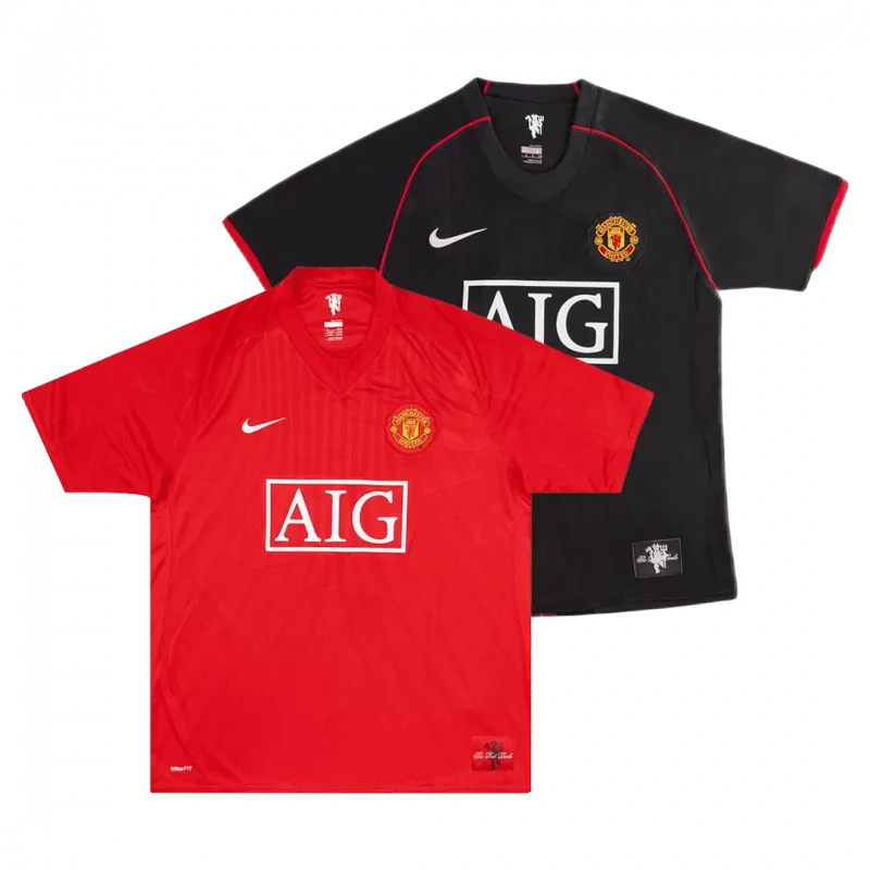 Vintage Jersey Manchester United Home 07/08 & Vintage Jersey Manchester United Away 07/08