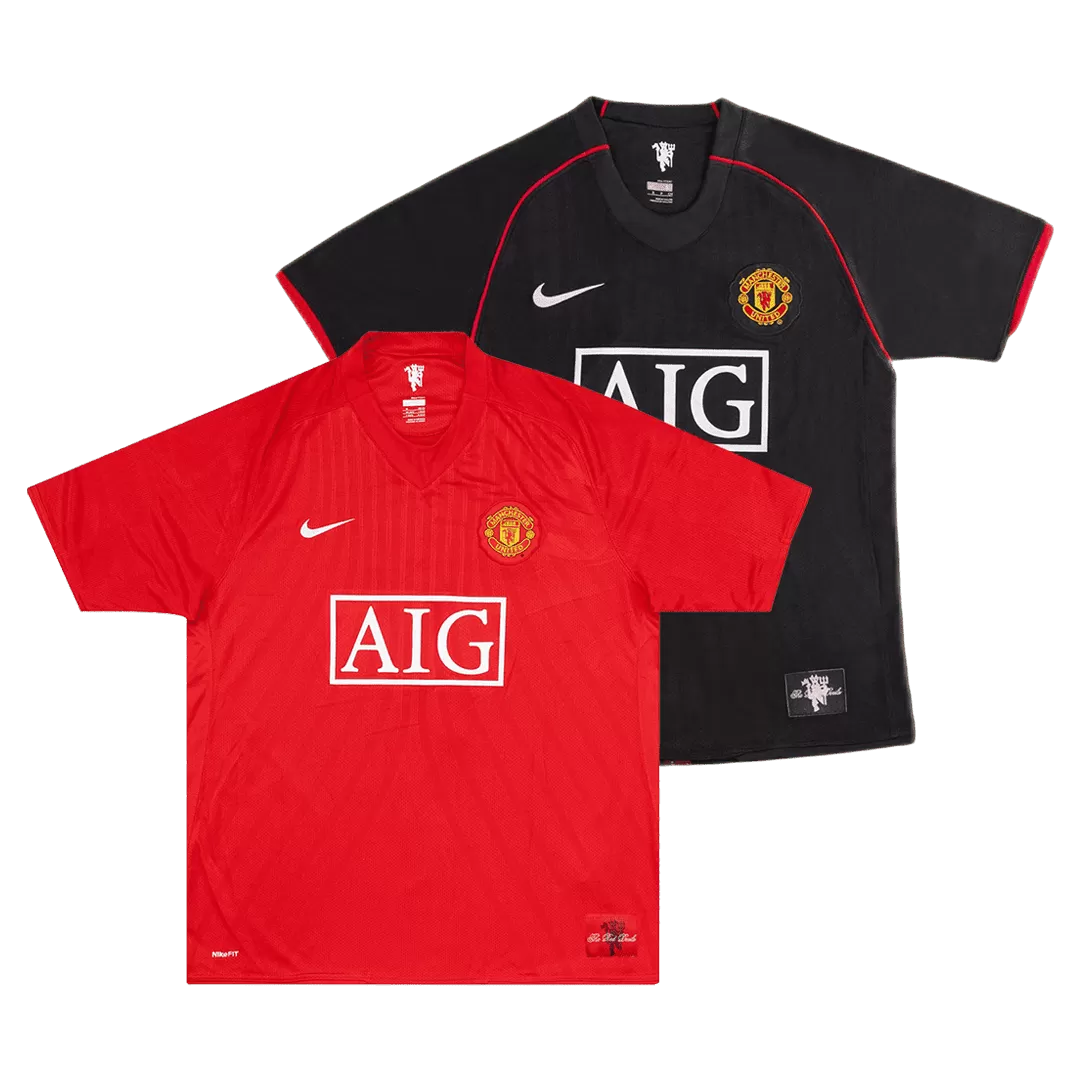 Vintage Jersey Manchester United Home 07/08 & Vintage Jersey Manchester United Away 07/08