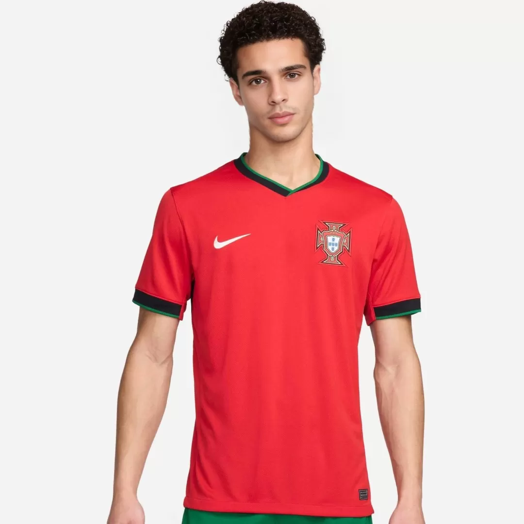 Portugal Home Soccer Jersey EURO - Image 3