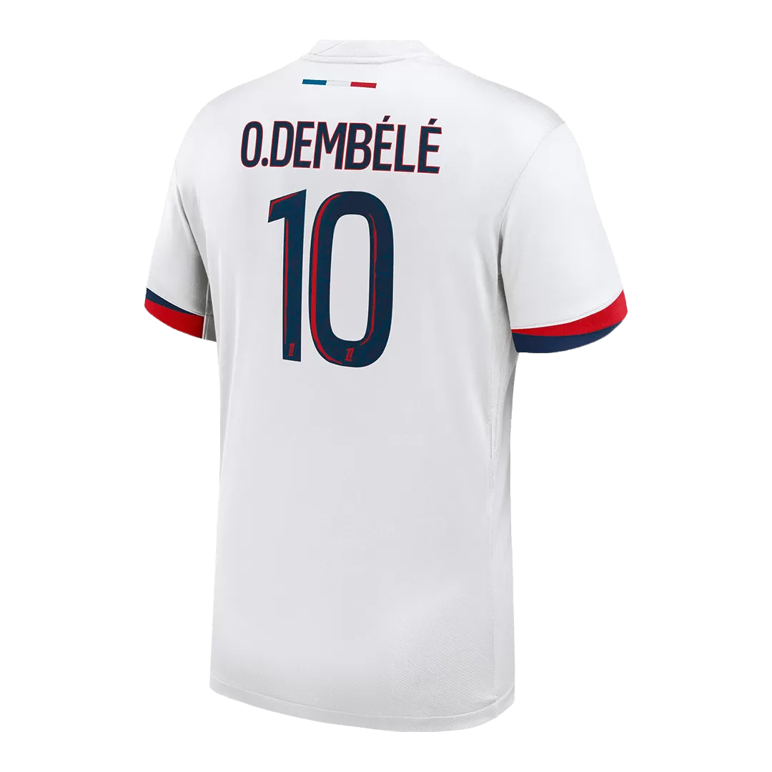 O.DEMBÉLÉ #10 PSG Away Soccer Jersey - Image 3