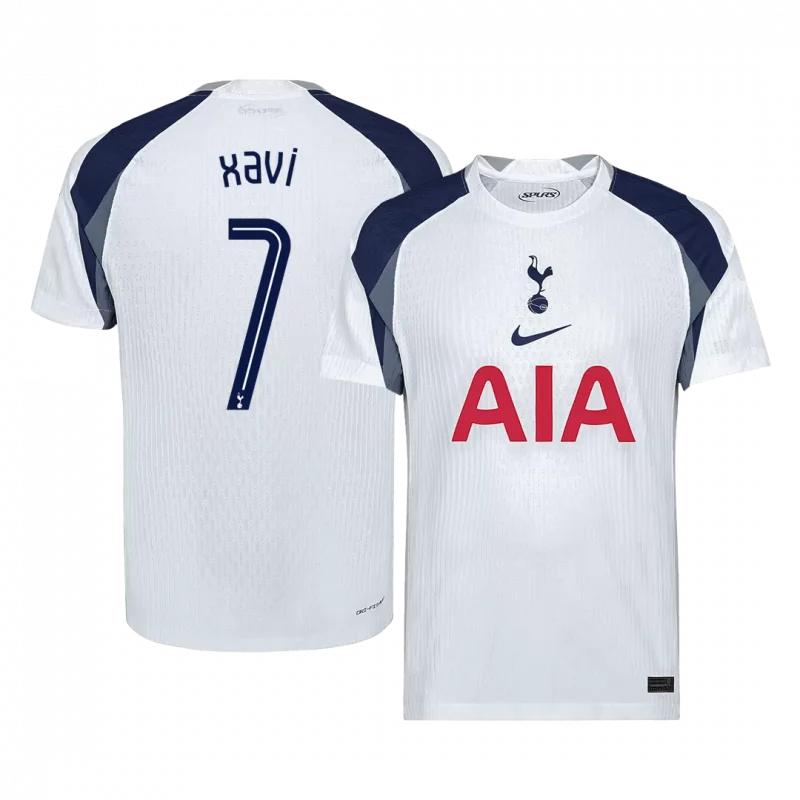 XAVI #7 Tottenham Hotspur Home Player Version Jersey 2025/26 - UCL
