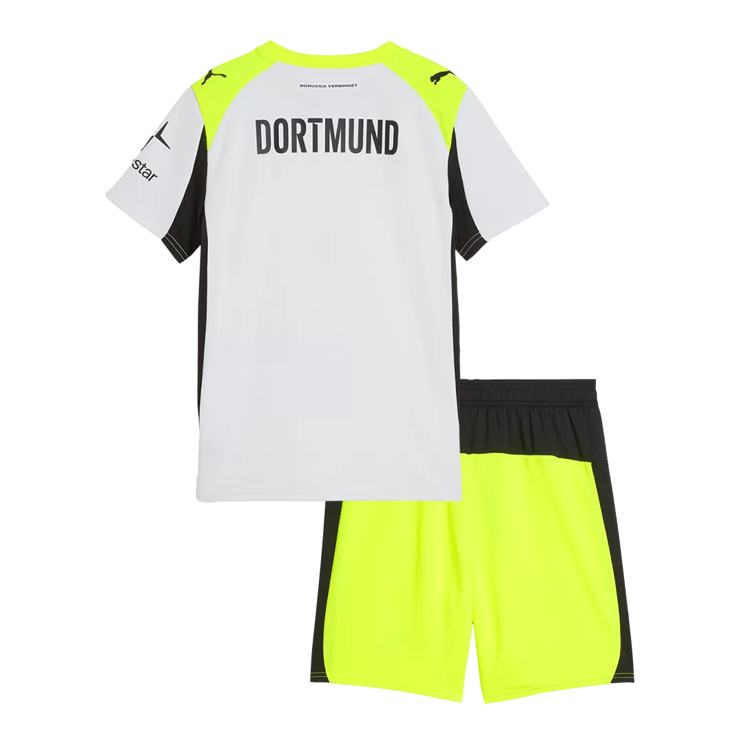 Borussia Dortmund Away Soccer Jersey 2025/26 Kids - Image 2