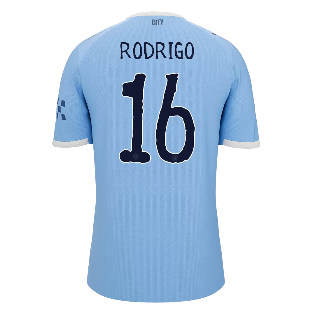 RODRIGO #16 Manchester City Home Soccer Jersey 2025/26 - Club World Cup - Image 2