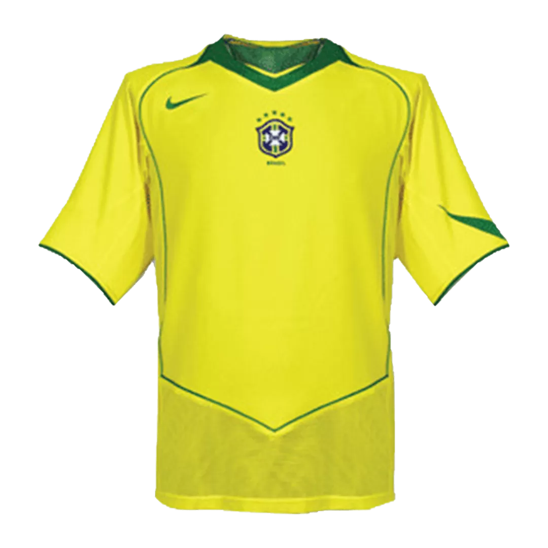 Vintage Soccer Jersey Brazil Home 2004
