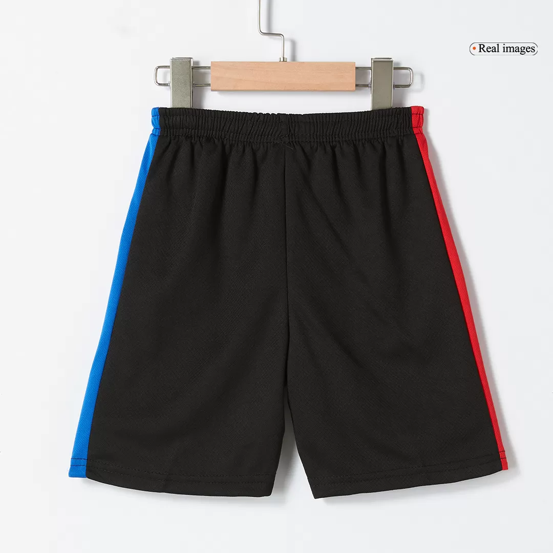 Barcelona Away Kids Soccer Jerseys Kit - Spotify Logo Without Text - Image 8