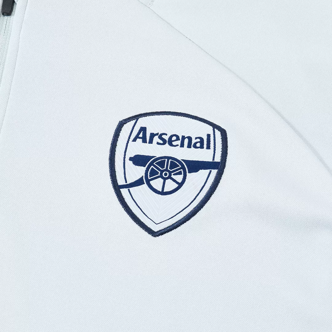 Arsenal 1/4 Zip Tracksuit 2025/26 White - Image 6