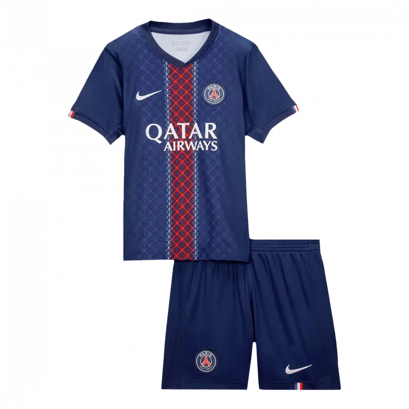 PSG Home Kids Soccer Jerseys Kit 2025/26