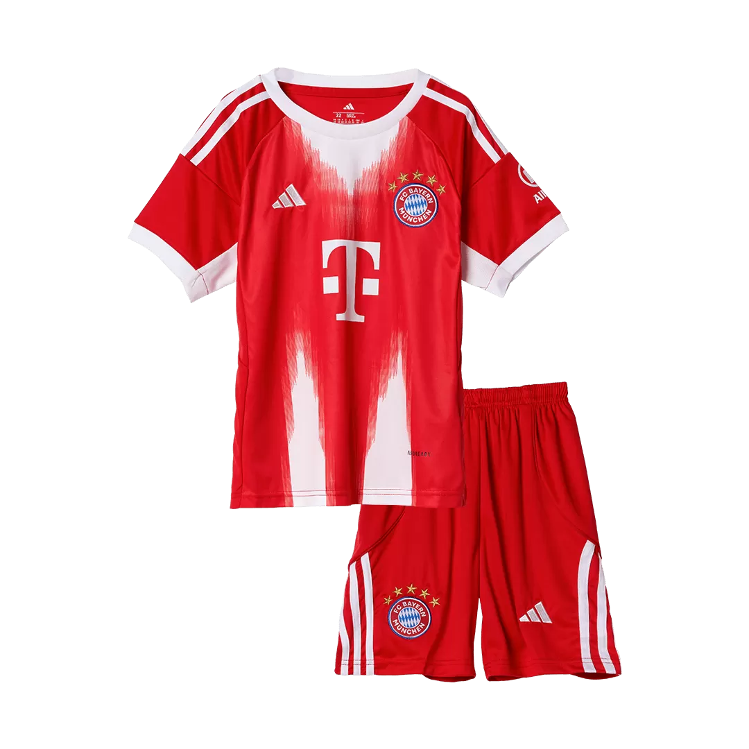 Bayern Munich Home Kids Soccer Jerseys Kit 2025/26 - Image 3