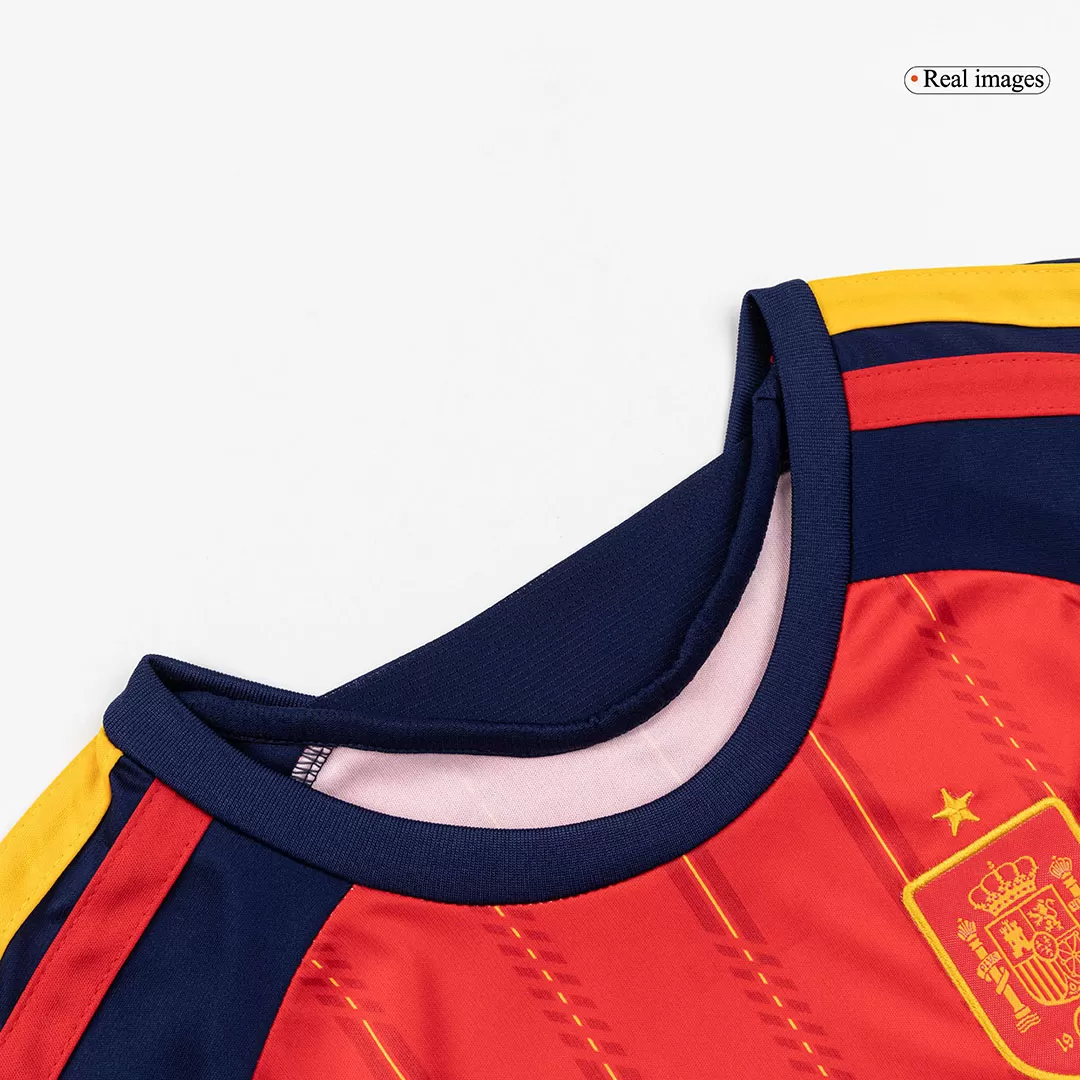 Spain Home World Cup Kids Soccer Jerseys Full Kit 2026 - Image 3
