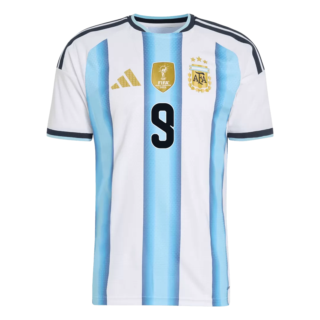 J.ÁLVAREZ #9 Argentina Home Player Version Jersey World Cup 2026 - Image 2