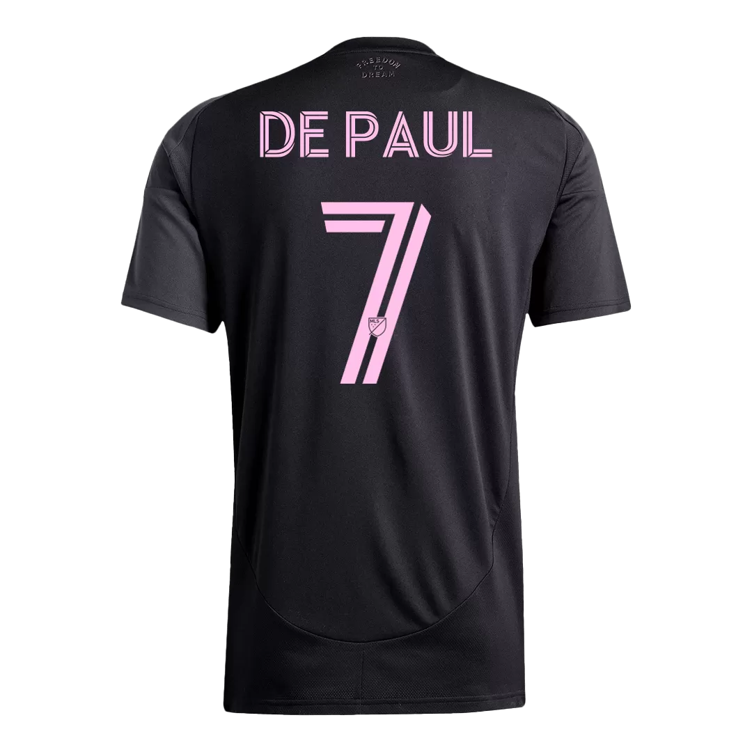 DE PAUL #7 Inter Miami CF Away Soccer Jersey 2025 - Image 3